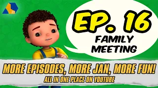 Jan Cartoon in Urdu || Family Meeting || Official Cartoon Remastered || S01 E16