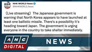 North Korea fires ballistic missile over Japan | ANC