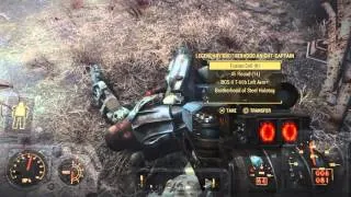 Fallout 4 gameplay on PS4 castle attack