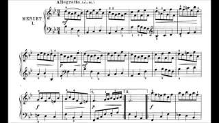 J S Bach Partita no. 1 in B flat, BWV 825 Minuet