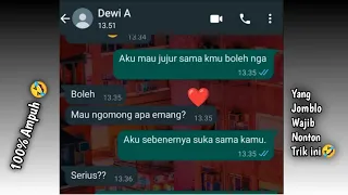 CARA NEMBAK WANITA YANG CUEK LANGSUNG DI TERIMA DI WhatsApp || Auto Jadi Baper Banget