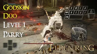 Godskin Duo - Lv1 Wretch Parry (w/ Input Overlay) - Elden Ring