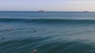 Ala Moana Bowls (May 3, 2023) First Real SW Swell!   4K