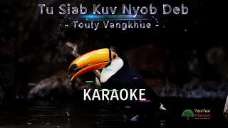 Tu Siab Kuv Nyob Deb - Karaoke - Touly Vangkhue