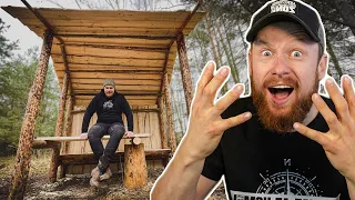 So VIEL Arbeit! - Grill-Ecke im eigenen Wald bauen TEIL 3 | Fritz Meinecke reagiert auf Tom Siesing