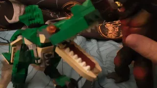 stop motion wars episode 24: lego spinosaurus vs kong