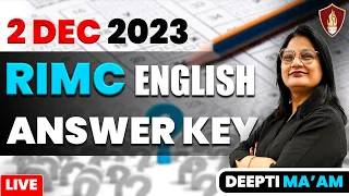 ENGLISH - RIMC Dec 2023 Paper Discussion | RIMC Online Coaching Classes | RIMC Online Coaching