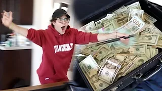 I WON $10,000 FROM MY BEST FRIEND!! (FREAKOUT)