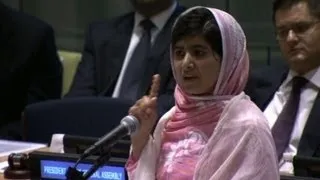 Malala tells UN Taliban 'failed' in first public speech