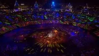 (HD) - COLDPLAY -RIHANNA  Ft JAY Z - PARADISE - CLOSING CEREMONY - PARALIMPIC GAMES - LONDON 2012