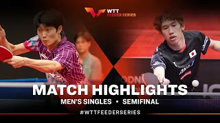 Cho Daeseong vs Maharu Yoshimura | MS SF | WTT Feeder Havirov 2024