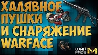 ХАЛЯВНОЕ СНАРЯЖЕНИЕ И ПУШКИ WARFACE