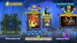 Rayman Legends: Level 1-8: How To Shoot Your Dragon (Walkthrough)
