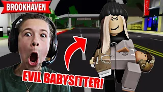 THE EVIL BABYSITTER KIDNAPPED OUR BROTHER!! **BROOKHAVEN ROLEPLAY**  | JKREW GAMING