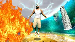 GTA 5 aber ich habe ELEMENTAR SUPERKRÄFTE!! 🔥🌪🌊🌍