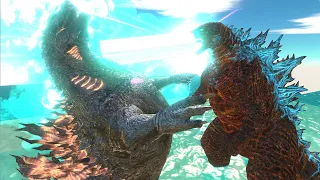 Godzilla Minus One VS Godzilla Legendary - Animal Revolt Battle Simulator