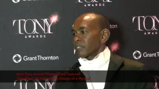 Tony Awards Thank-You Cam 2016: Paul Tazewell - Best Costume Design of a Musical "Hamilton"