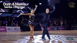 Dorin Frecautanu & Marina Sergeeva - Samba dance | Dutch Open 2023