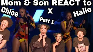 Chloe x Halle - @ The Wiltern (Verizon Up presents)Mom & Son REACT! (Part1)