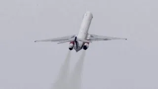 SAS MD-82 impressive 'zoom' climb