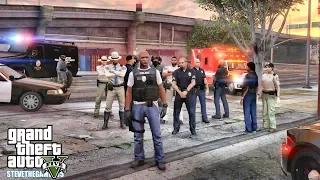 GTA 5 MODS LSPDFR 0.4.3 - EP 1 - GANG UNIT PATROL!!! (GTA 5 REAL LIFE PC MOD)