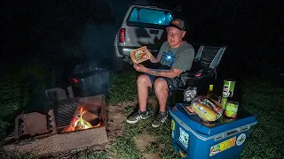 Solo Truck Camping - Spicy Bacon Bean Wieners
