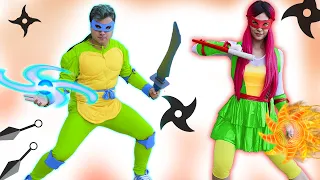 MALOUCOS EM UMA HISTÓRIA ENGRAÇADA DO SUPER HERÓI TARTARUGA NINJA ( Ninja Turtles ) !