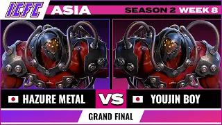 Hazure Metal (Gigas) vs Youjin Boy (Gigas) ICFC ASIA: Season 2 Week 8 - Grand Final