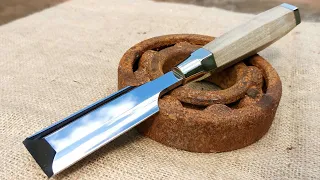 How to make a chisel from an old bearing