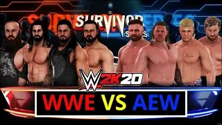 WWE 2K20 'AEW VS WWE' Gameplay ! Fail Game LIVE 2K20 | FAIL GAME LIVE THEME GAMEPLAY 2K20