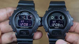 CASIO G-SHOCK DW-6900MS-1 & G-SHOCK DW-6900BB-1 SIDE BY SIDE