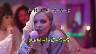 Marshmello & Anne-Marie - FRIENDS (Lyrics English Spanish - Letra Inglés Español)