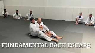 Jiu-Jitsu Technique. Fundamentals to Master . Back Escape by Xande Ribeiro