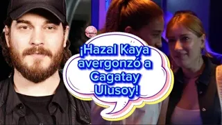 ¡Hazal Kaya avergonzó a Cagatay Ulusoy!#cagatayulusoy #cagatay #hazalkaya #femir #novelasturcas