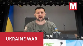 President Zelensky shares footage of Kremenchuk shopping centre missile strike | Ukraine Russia War