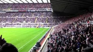 Newcastle Sunderland Derby, 5-1, Oct 2010 Live on Iphone4