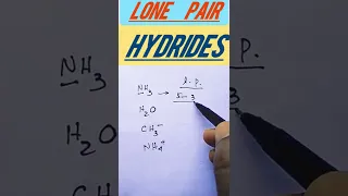Lone Pair and bond pair Calculation Trick #shorts