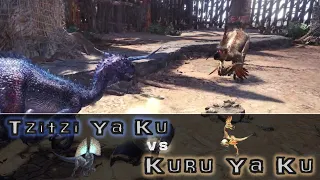 [MHW] Monster Fight - Tzizi Ya Ku vs Kulu Ya Ku