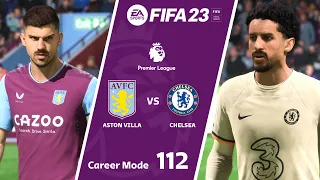 FIFA 23 Chelsea vs Aston Villa | Premier League | FIFA 23 Career Mode | FIFA 23 PC Gameplay