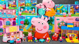 Peppa Pig Toys Unboxing Asmr | 66 Minutes Asmr Unboxing With Peppa Pig ReVew | Family Home Combo Toy