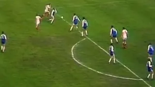 1986 Динамо (Минск) - Спартак (Москва) 2-1 Чемпионат СССР по футболу, гол Родионова
