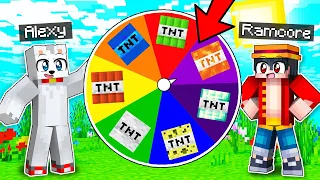 ¡La RULETA de las TNT en MINECRAFT! 🎯💥 TNT NOOB VS TNT PRO  ☢️ Alexy