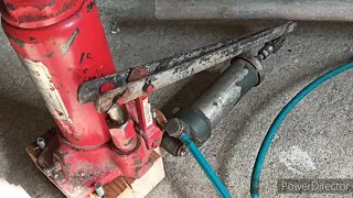 DIY Conversion from hydraulic Jack to automated pneumatic