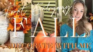 2023 FALL DECORATE WITH ME | Cozy Fall Entryway Decor Ideas🎃🍁🍂 Cottage Farmhouse Decorating