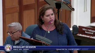 37th Guam Legislature Regular Session - April 24, 2024 PM