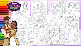 Disney Princess & the Frog Story in Pictures   Tiana Coloring Pages