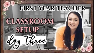 First Grade Classroom Setup | Day 3 | I Love Stikki Clips & Crayon Boxes?!