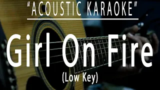 Girl on fire - Alicia Keys (Acoustic karaoke)