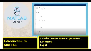 Introduction to MATLAB