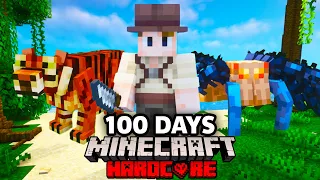 I Survived 100 Days on a DESERTED ISLAND in Minecraft Hardcore!